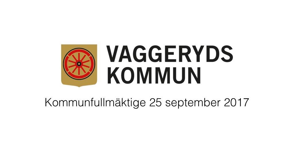 25 september 2017 - Kommunfullmäktige