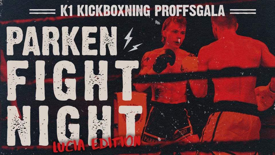 Invägning för Parken Fight Night - Lucia Edition