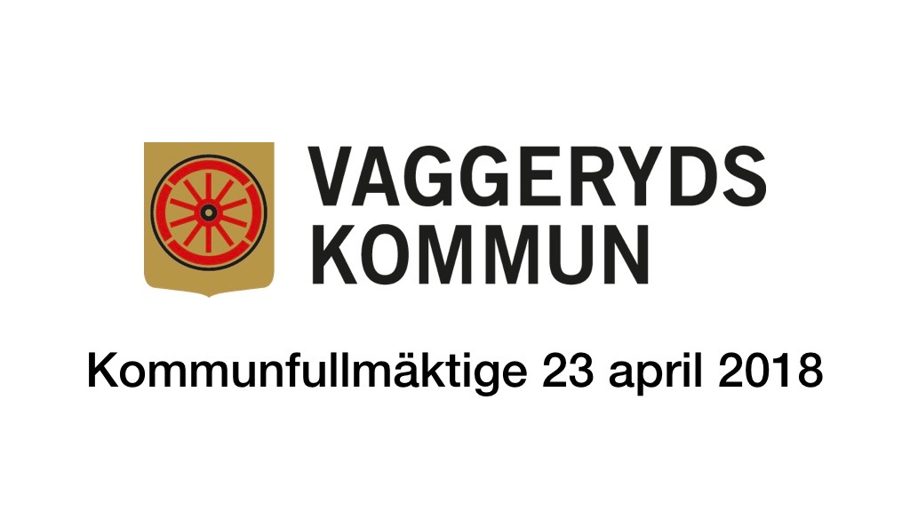 23 april 2018 - Kommunfullmäktige