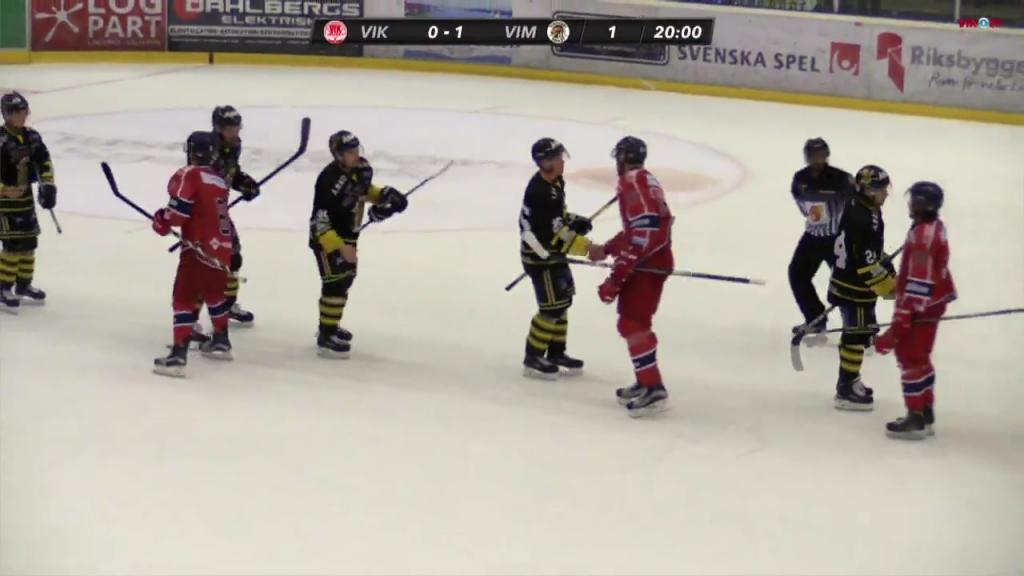 Sandströms Trophy. Västerviks IK - Vimmerby HC