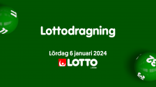 Lotto lördag 6 januari