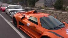 Gumpert Apollo S have arrived to Spa with its owner for Gran Turismo Events