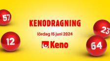 Keno lördag 15 juni