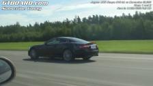 1080p: Jaguar XKR 510 HP vs Mercedes SL600 Biturbo x 2 races