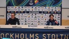Presskonferensen efter Djurgården - IFK Norrköping