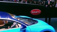 Bugatti Chiron presentation different angles Geneva 2016
