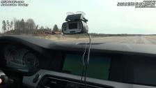 BMW M5 F10 4,3 s and 4,7 s 0-100 km/h D3 + S3 launch by GPS from inside and outside
