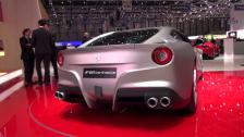 Ferrari F12 Berlinetta Matte Silver inside and outside with seating tryout