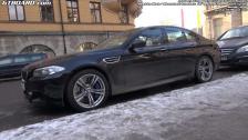 New BMW M5 F10 spotted: worlds dirtiest? Location Stockholm, Sweden