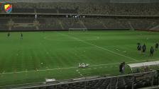 Träning från Tele2 Arena