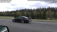 Porsche 911 Turbo PDK vs Mercedes C63 AMG OE Tuning, Cargraphic headers and deleted cats