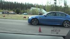 Uncut Porsche Panamera Turbo S vs BMW M5 F10