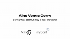 Aino Vonge Corry at myConf 2025