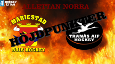 Höjdpunkter Mariestad BoIS - Tranås AIF / 160214
