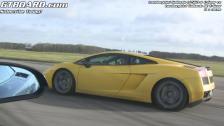 1080p: Lambo LP560-4 vs Lamborghini Gallardo SE E-Gear x 2 Races