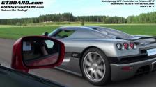 HD : Nissan GTR vs Koenigsegg CCR Evolution Race 1/2