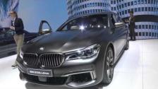 [4k] BMW M760Li superluxury in a BMW M Performance 7-series at Geneva 2016