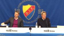 Presskonferensen efter DIF-Falkenberg