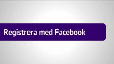 Registrera med facebook