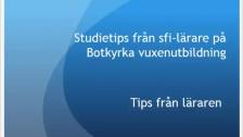 Studietips från lärare Kicka (turkiska)