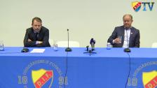 Presskonferensen efter Djurgården - Göteborg