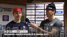 Linus Lundin och Joakim Thelin efter Västerviks seger mot Asplöven