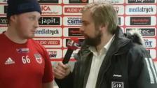 Matchens lirare Adam Schoultz efter derbysegern mot Skövde med 5-2