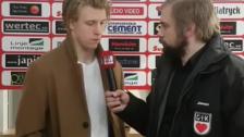 Hugo Johansson efter 1-3 förlusten hemma mot Köping