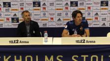 Presskonferensen efter DIF - AFC Eskilstuna