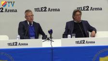 Presskonferensen efter DIF-IFK Norrköping