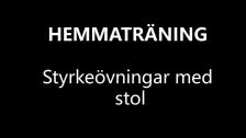 Styrkeövningar med stol