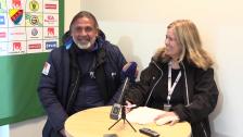 Presskonferens efter DIF - HJK Helsingfors