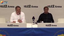 Presskonferensen efter DIF-Åtvidaberg